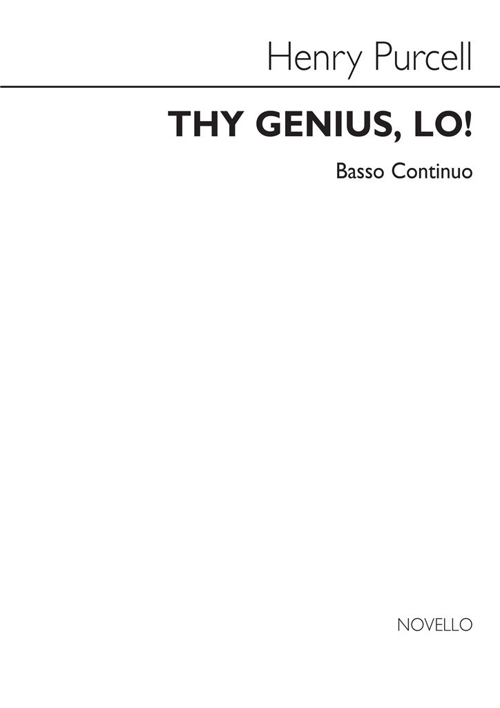 Thy Genius, Lo!